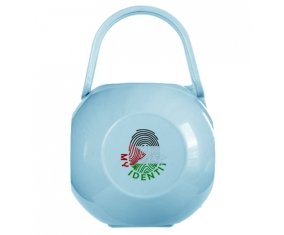 Boîte à tétine Empreinte My Identity État de Palestine de couleur Bleue