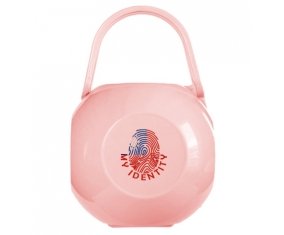 Boîte à tétine Empreinte My Identity Taïwan de couleur Rose
