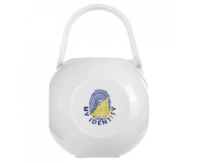 Boîte à tétine Empreinte My Identity Tokelau de couleur Blanche