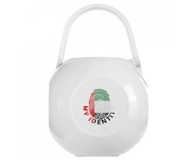 Boîte à tétine Empreinte My Identity Emirats Arabes Unis de couleur Blanche