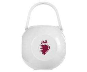 Boîte à sucette Qatar en arabe + cœur de couleur Blanche