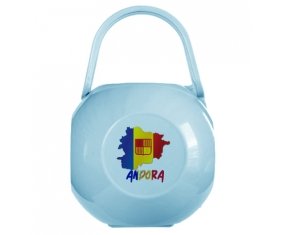 Boîte à sucette Andora maps de couleur Bleue