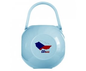 Boîte à sucette Czech maps de couleur Bleue