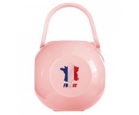 Boîte à sucette France maps de couleur Rose