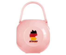 Boîte à tétine Germany maps de couleur Rose