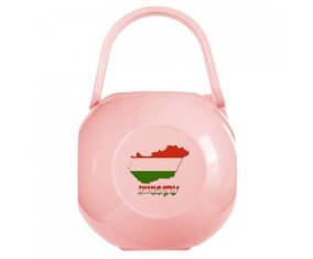 Boîte à tétine Hungary maps de couleur Rose