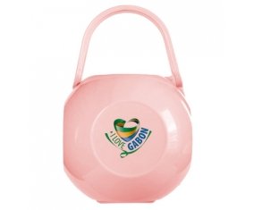 Boîte à sucette I Love Gabon de couleur Rose