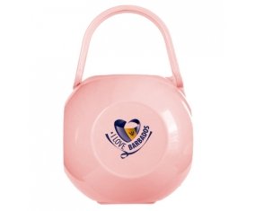 Boîte à sucette I Love Barbados de couleur Rose
