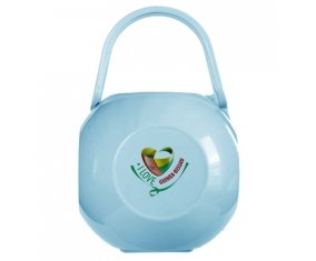 Boîte à tétine I Love Guinea-Bissau de couleur Bleue