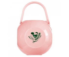 Boîte à sucette I Love Pakistan de couleur Rose