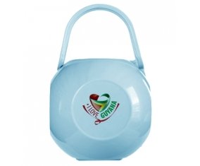 Boîte à sucette I Love Guyana de couleur Bleue