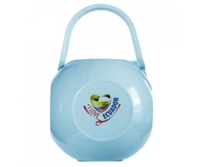 Boîte à tétine I Love Ecuador de couleur Bleue