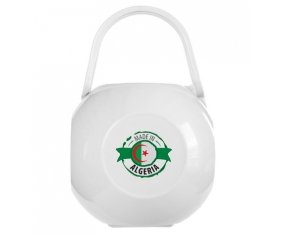 Boîte à tétine Made in Algeria design 2 de couleur Blanche