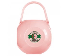 Boîte à tétine Made in Algeria design 2 de couleur Rose