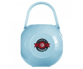 Boîte à sucette Made in Tunisia design 1 avec prénom de couleur Bleue