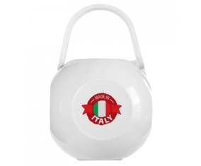Boîte à tétine Made in Italie design 1 de couleur Blanche