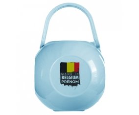 Boîte à tétine Made in Belgium design 1 de couleur Bleue