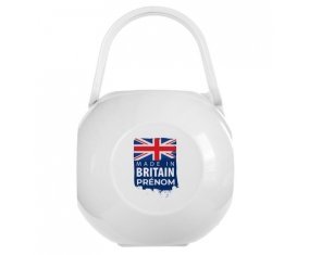 Boîte à sucette Made in Britain design 1 de couleur Blanche
