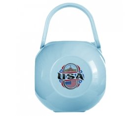 Boîte à sucette Flag USA de couleur Bleue