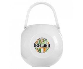 Boîte à sucette Flag Ireland de couleur Blanche