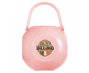 Boîte à sucette Flag Ireland de couleur Rose