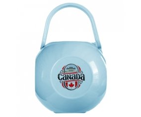 Boîte à tétine Flag Canada de couleur Bleue