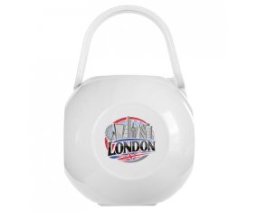 Boîte à sucette Ville de London de couleur Blanche