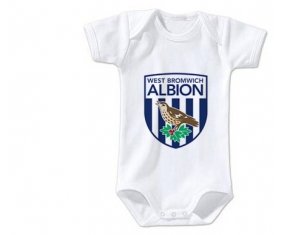 Body bébé West Bromwich Albion Football Club taille 3/6 mois manches Courtes