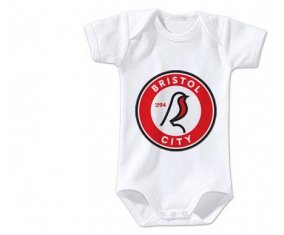 Body bébé Bristol City Football Club taille 3/6 mois manches Courtes