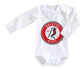 Body bébé Bristol City Football Club taille 3/6 mois manches Longues