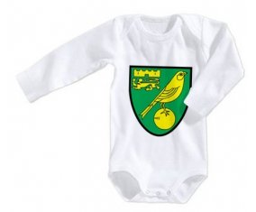 Body bébé Norwich City Football Club taille 3/6 mois manches Longues