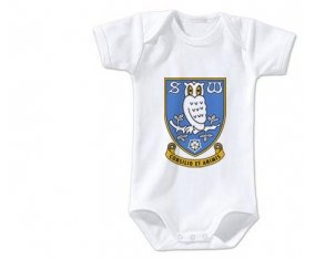 Body bébé Sheffield Wednesday Football Club taille 3/6 mois manches Courtes
