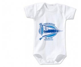 Body bébé Deportivo Alavés taille 3/6 mois manches Courtes