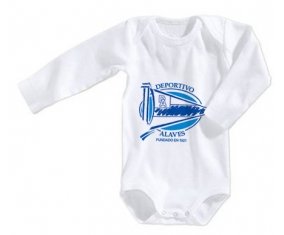 Body bébé Deportivo Alavés taille 3/6 mois manches Longues