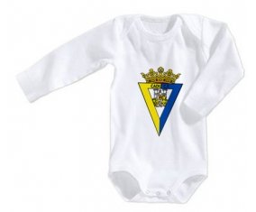 Body bébé Cádiz Club de Fútbol taille 3/6 mois manches Longues