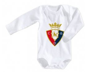 Body bébé Club Atlético Osasuna taille 3/6 mois manches Longues