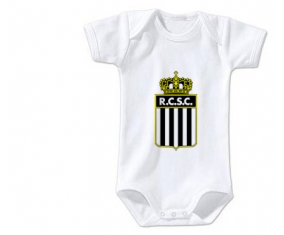 Body bébé Royal Charleroi Sporting Club taille 3/6 mois manches Courtes
