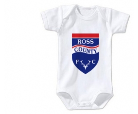 Body bébé Ross County Football Club taille 3/6 mois manches Courtes