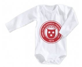 Body bébé Hamilton Academical Football Club taille 3/6 mois manches Longues