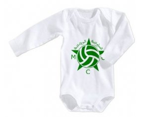 Body bébé Mouloudia Club d'Oujda taille 3/6 mois manches Longues