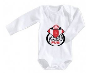 Body bébé Fath Union Sport de Rabat taille 3/6 mois manches Longues