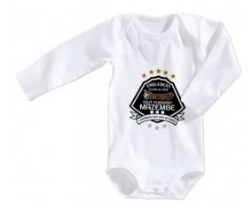 Body bébé Tout Puissant Mazembe taille 3/6 mois manches Longues