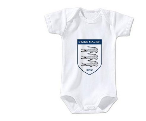 Body bébé Stade Malien taille 3/6 mois manches Courtes