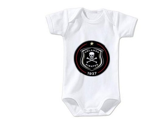 Body bébé Orlando Pirates Football Club taille 3/6 mois manches Courtes