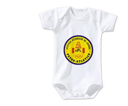Body bébé Atlético Petróleos de Luanda taille 3/6 mois manches Courtes