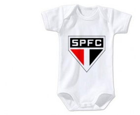 Body bébé São Paulo Futebol Clube taille 3/6 mois manches Courtes