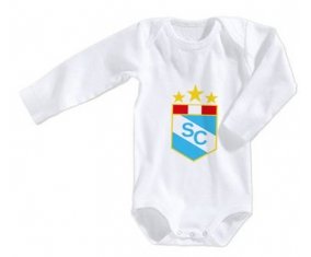 Body bébé Club Sporting Cristal Péru taille 3/6 mois manches Longues