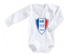 Body bébé Suwon Samsung Bluewings Football Club South Korea taille 3/6 mois manches Longues