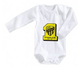 Body bébé Ittihad FC Saudi Arabia taille 3/6 mois manches Longues