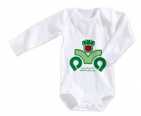 Body bébé Zob Ahan Ispahan Football Club Iran taille 3/6 mois manches Longues